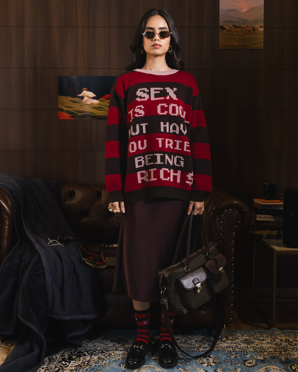 Rich Kid Energy Sweater