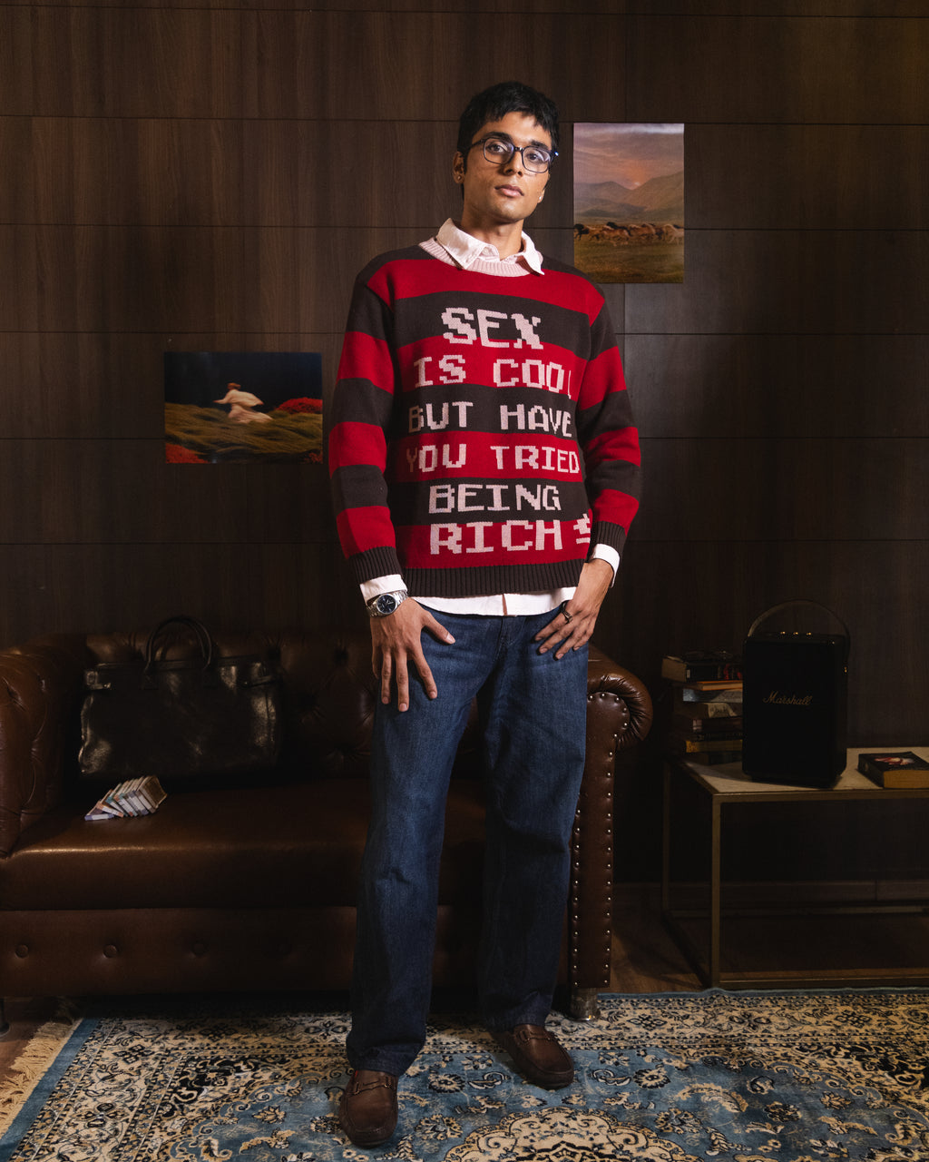 Rich Kid Energy Sweater