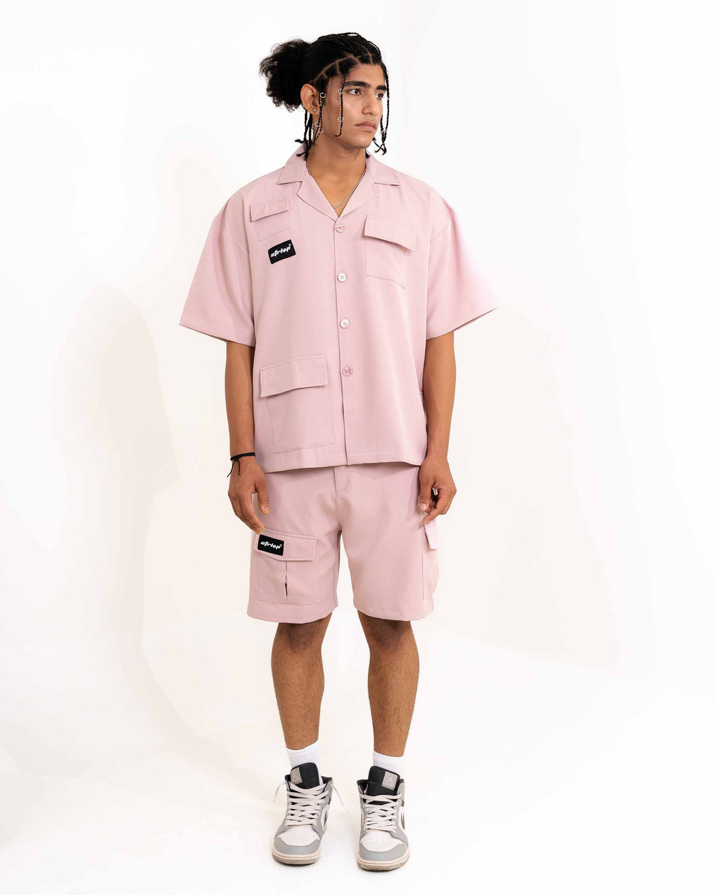 QUAD POCKET PINK CO-ORD