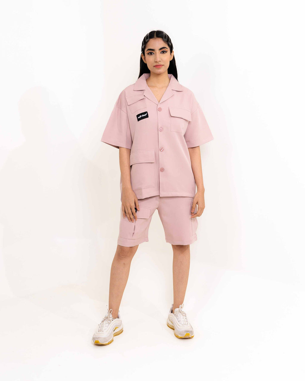 QUAD POCKET PINK CO-ORD
