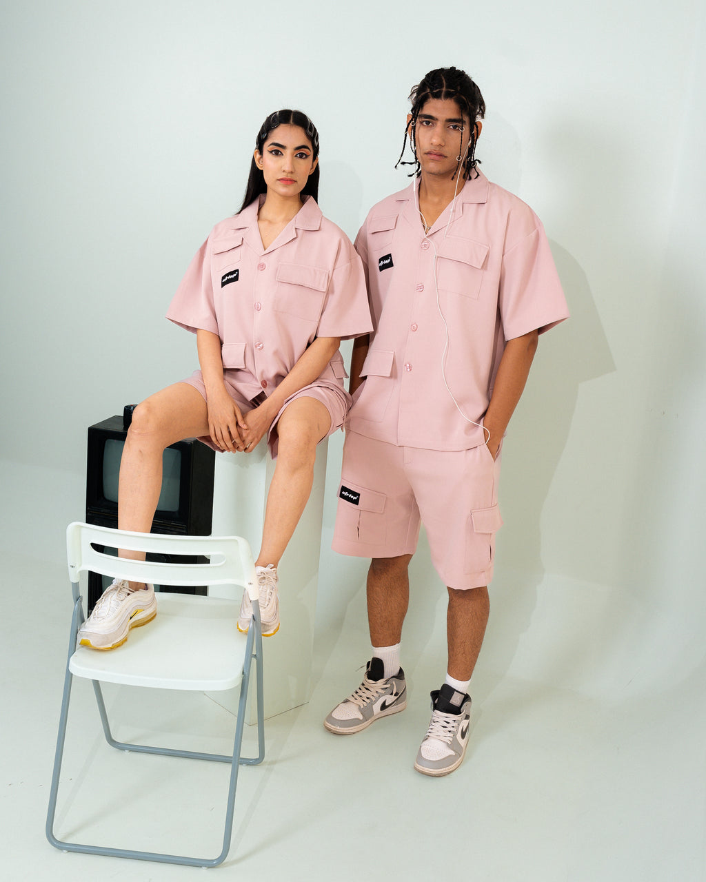 QUAD POCKET PINK CO-ORD