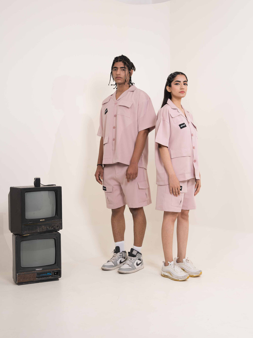 QUAD POCKET PINK CO-ORD