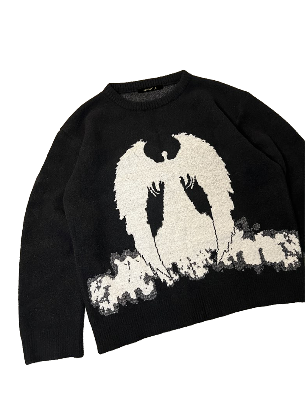 Angel Jacquard Sweater – ctrlplusp.in Angel Jacquard Sweater – ctrlplusp.in